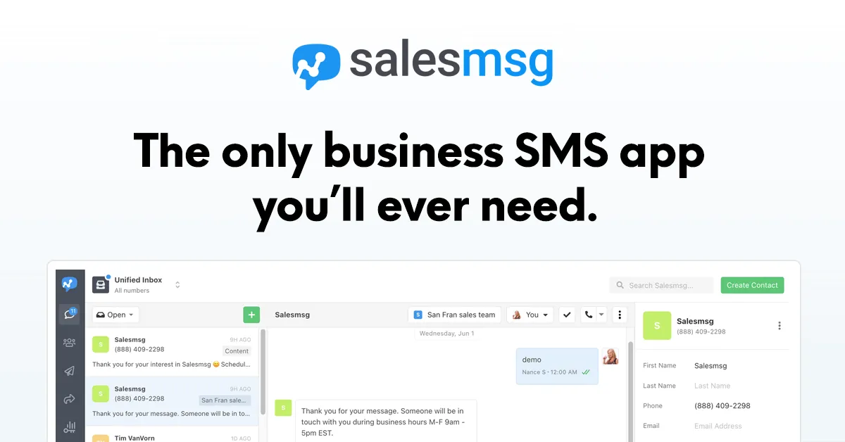 alternatives to SalesMessage
