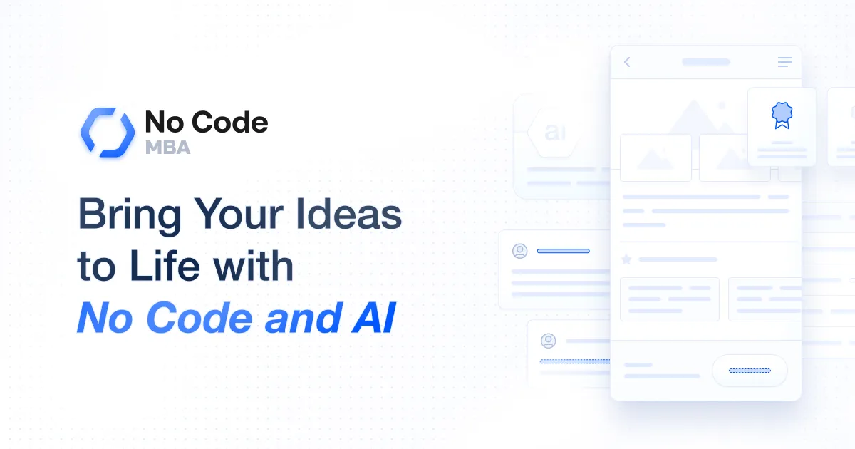 alternatives to Nocode MBA