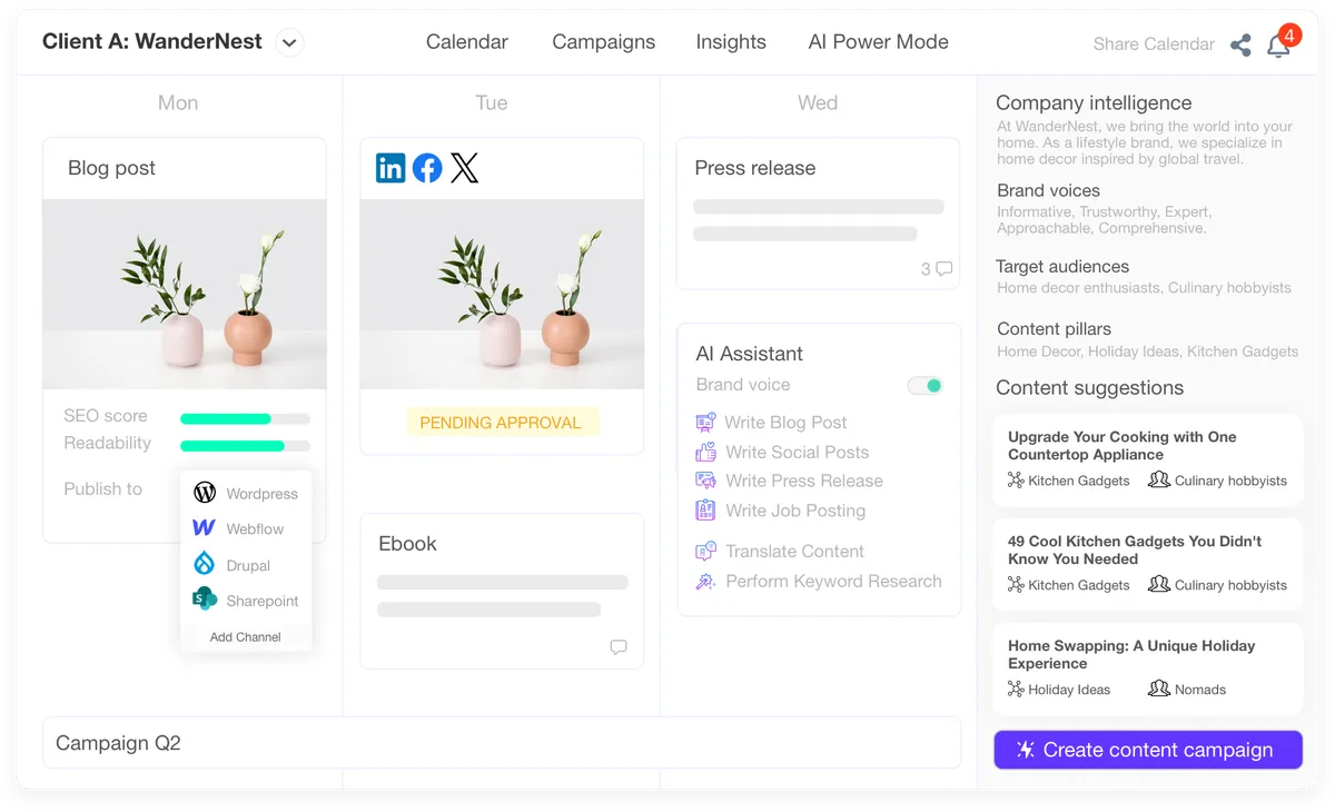 alternatives to Storychief