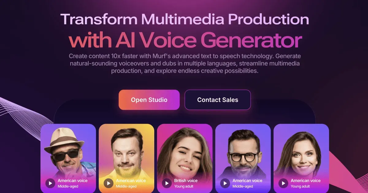 alternatives to Murf AI