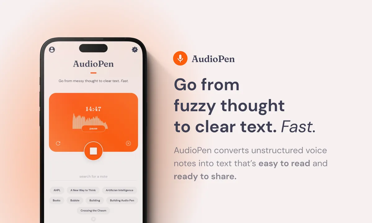 alternatives to Audiopen