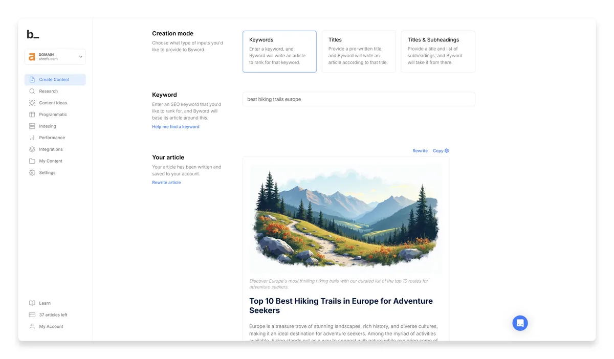 alternatives to byword