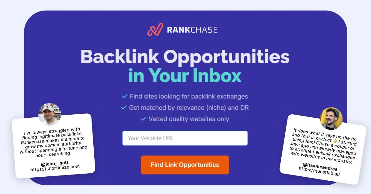 alternatives to RankChase