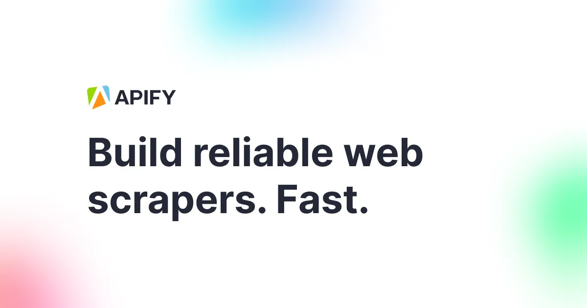 alternatives to Apify