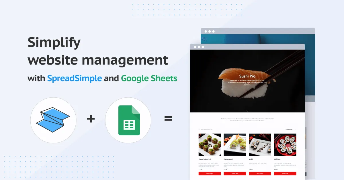 alternatives to SpreadSimple