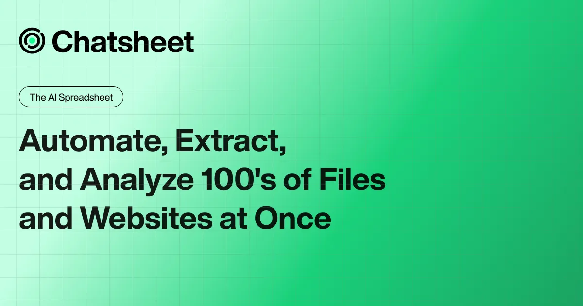 alternatives to ChatSheet
