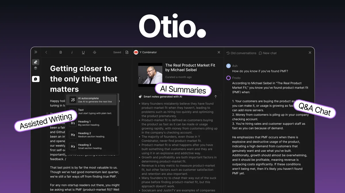 alternatives to otio