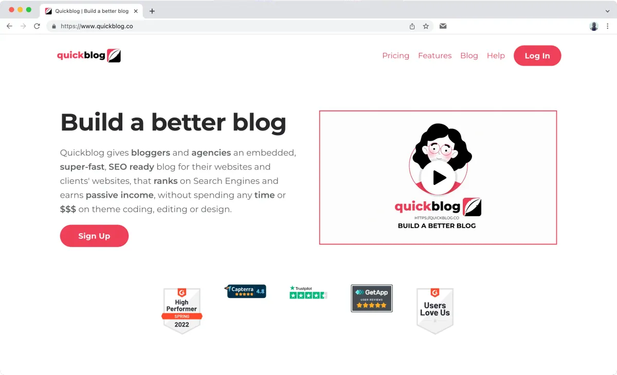alternatives to QuickBlog